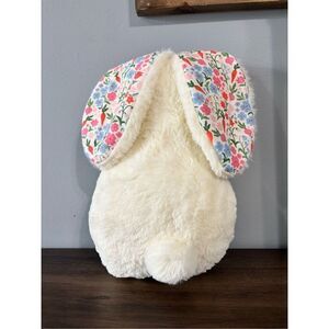 Target, white bunny with floral ears, Easter pillow